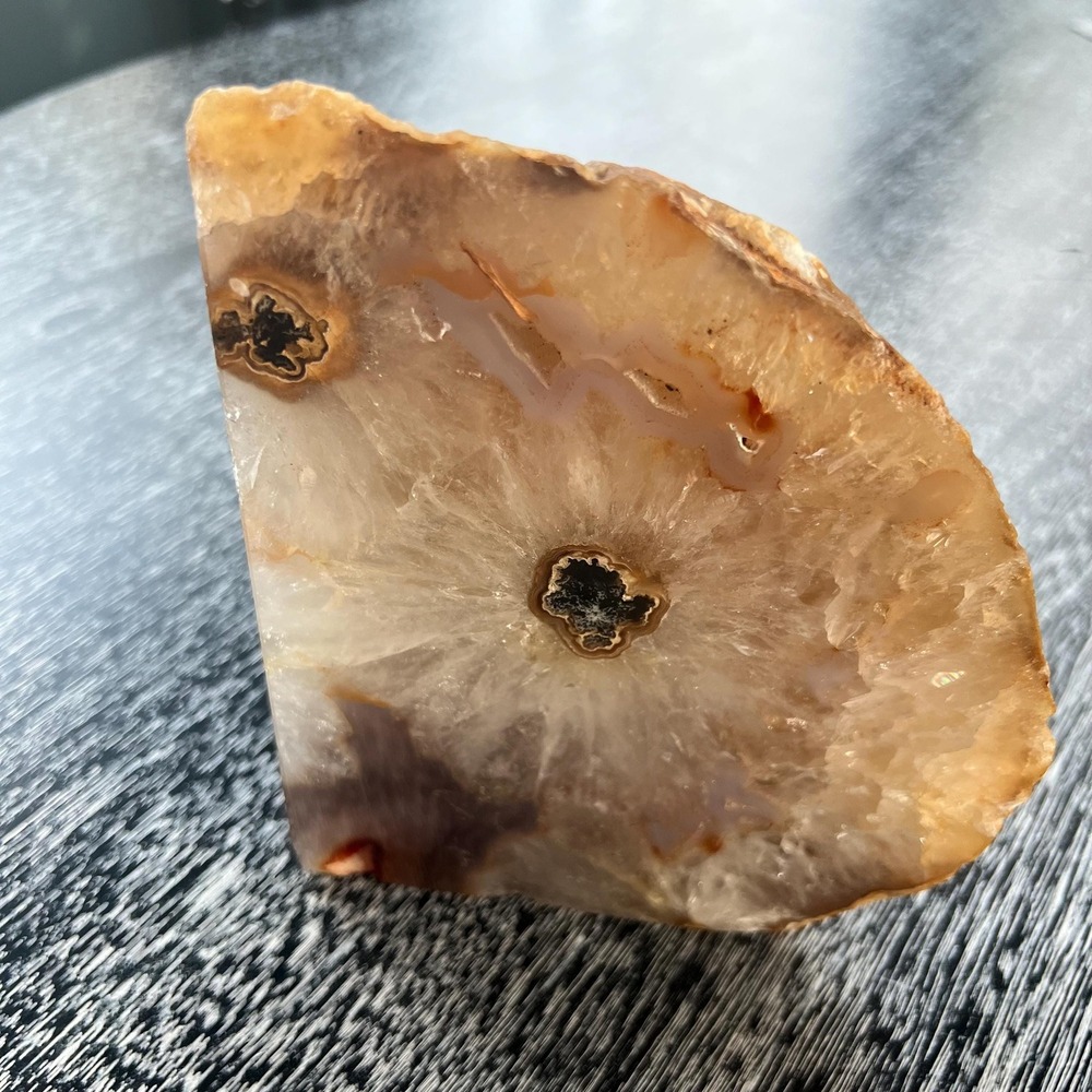 Polished‎ Agate Geode bookend